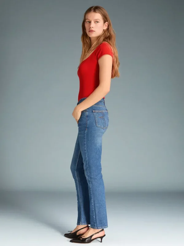 Denim<Rouje ODEON Jeans Uni Indigo Double Stone