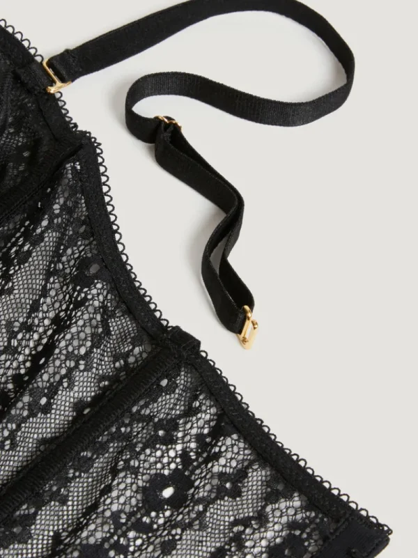 Lingerie<Rouje PACO top DENTELLE NOIR