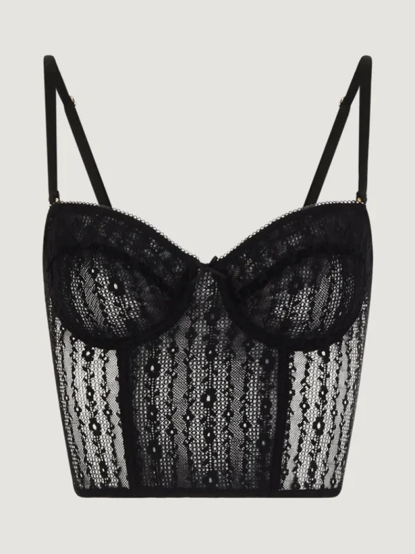 Lingerie<Rouje PACO top DENTELLE NOIR