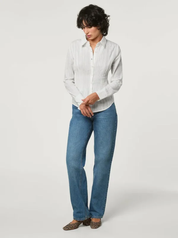 Tops<Rouje PALMY shirt Uni Blanc