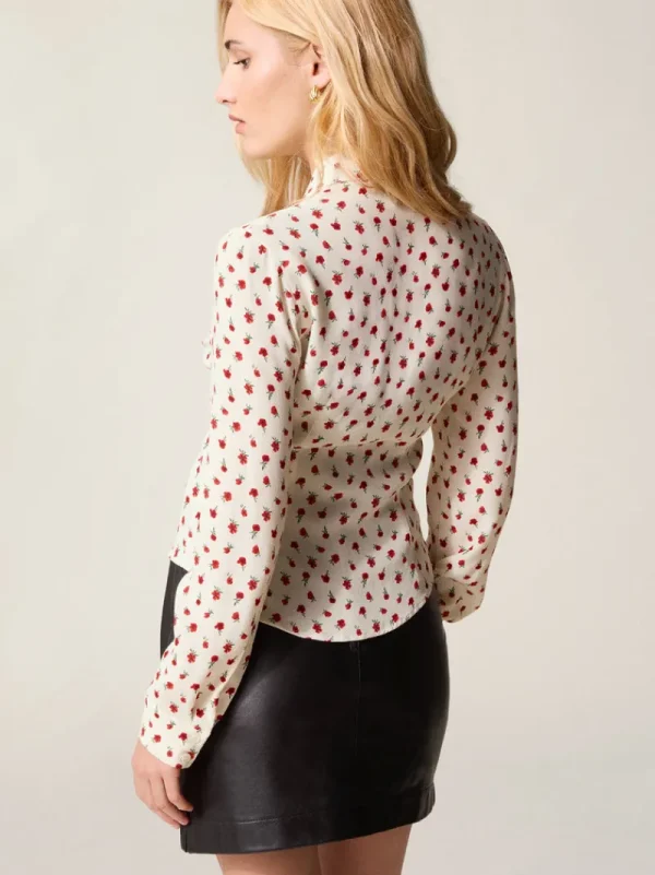 Tops<Rouje PALMYRA shirt FLEURETTESAUVAGE ECRU