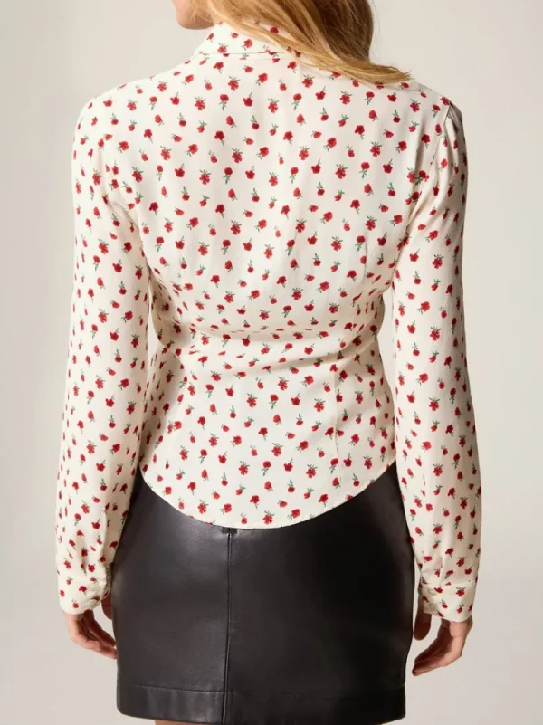 Tops<Rouje PALMYRA shirt FLEURETTESAUVAGE ECRU
