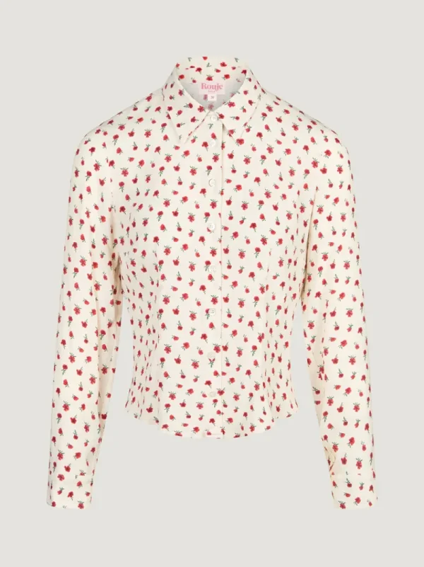 Tops<Rouje PALMYRA shirt FLEURETTESAUVAGE ECRU