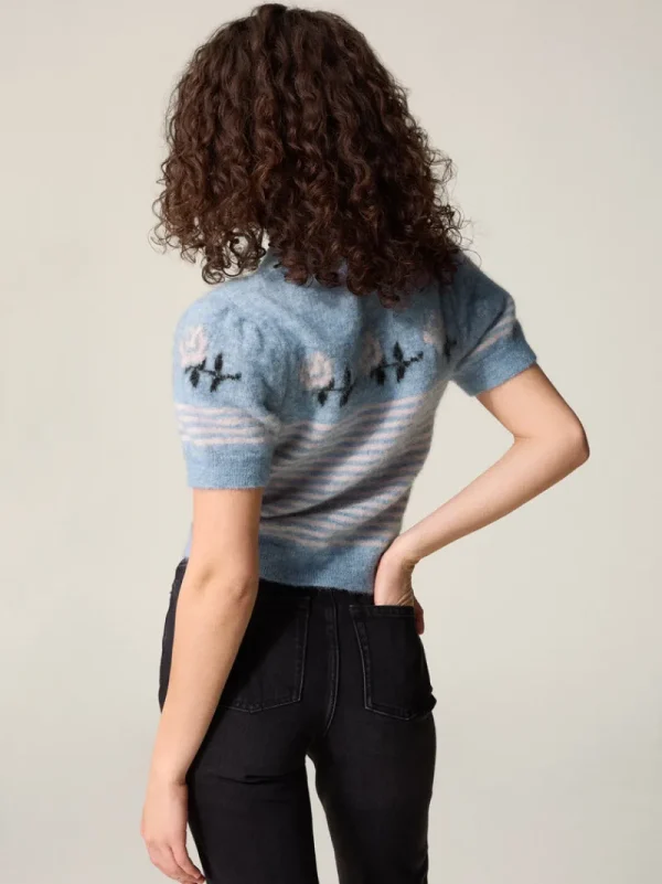 Knits<Rouje PALOME sweater Rayé Bleu