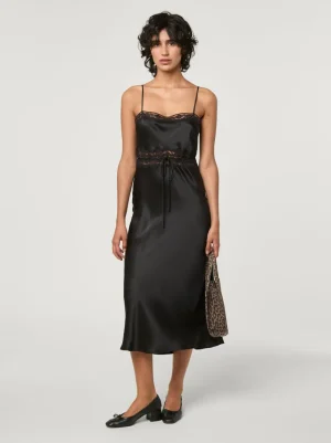 Dresses<Rouje REDA dress Uni Noir
