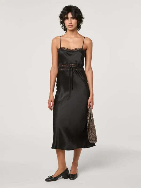 Dresses<Rouje REDA dress Uni Noir