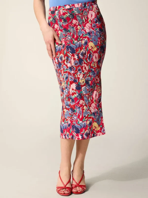 Skirts<Rouje ROMANA skirt FLORALGARDEN ROUGE