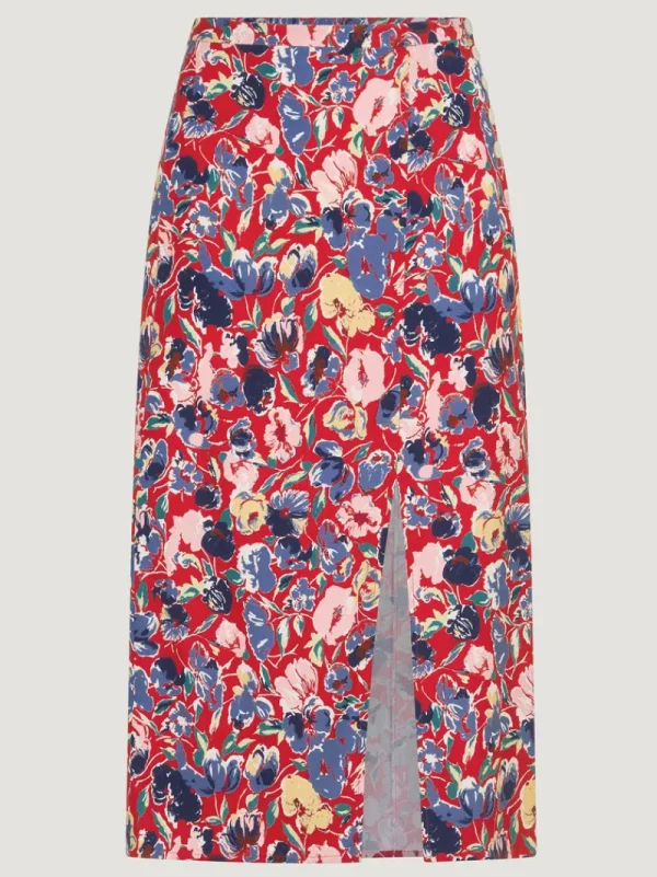 Skirts<Rouje ROMANA skirt FLORALGARDEN ROUGE