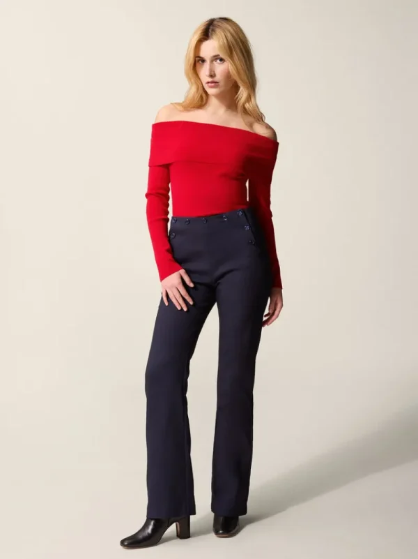 Pants<Rouje ROMUALD pants Uni Marine