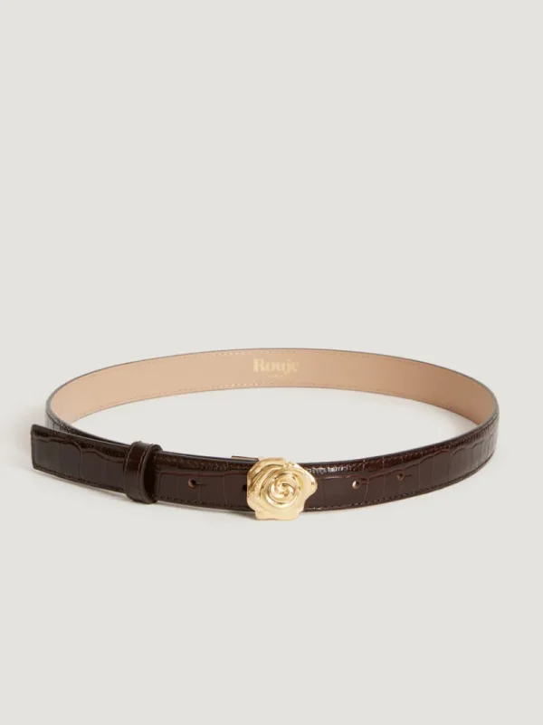 Belts<Rouje ROSO belt Chocolat