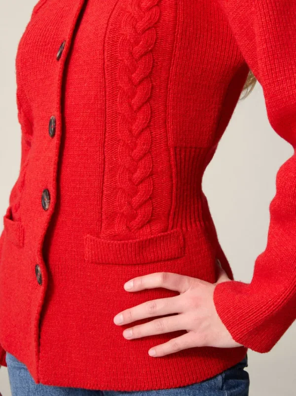 Knits<Rouje SAM cardigan Uni Rouge