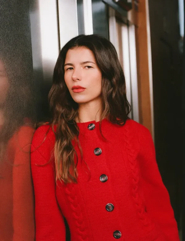Knits<Rouje SAM cardigan Uni Rouge