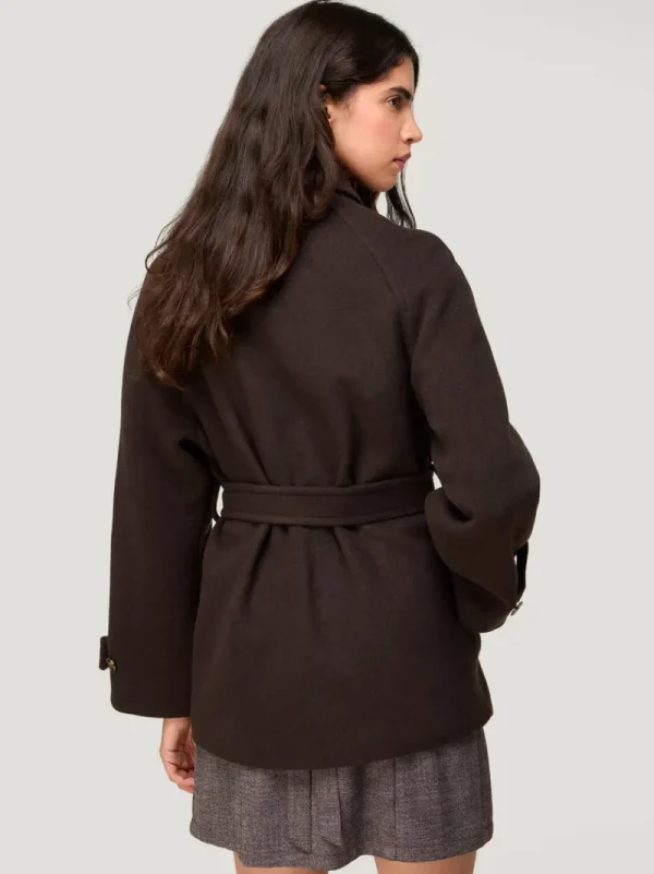 Jackets & Coats<Rouje SAMIE coat Laine Moka