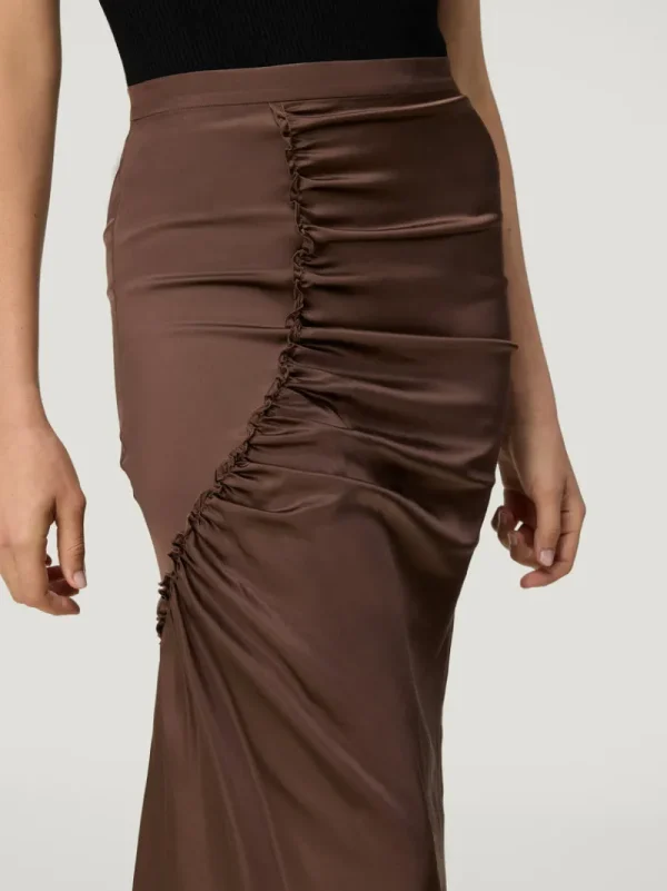 Skirts<Rouje SCARLET skirt Satin Café