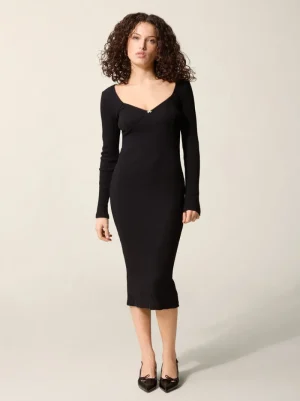 Dresses<Rouje TIMOTHEA dress Uni Noir