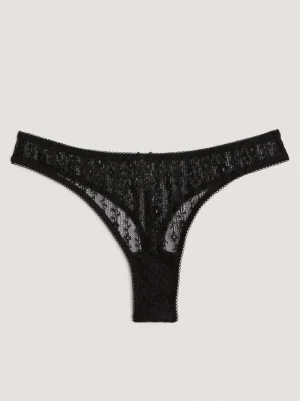 Lingerie<Rouje TULLY tanga DENTELLE NOIR