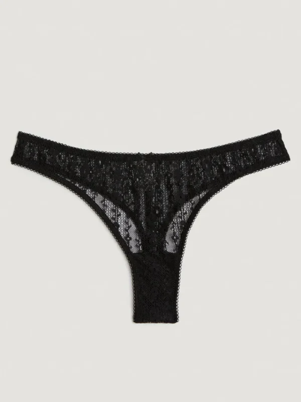 Lingerie<Rouje TULLY tanga DENTELLE NOIR