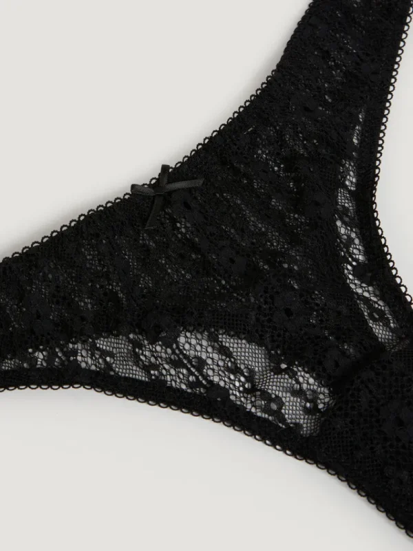 Lingerie<Rouje TULLY tanga DENTELLE NOIR