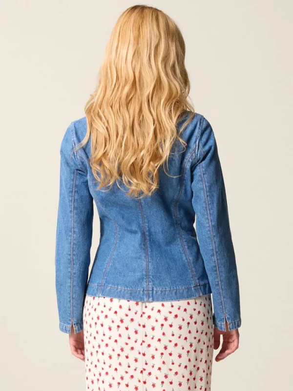 Jackets & Coats<Rouje ULYSSE jacket Denim IIndigo Double Stone
