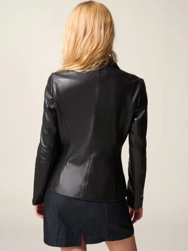 Jackets & Coats<Rouje ULYSSE jacket Cuir Noir