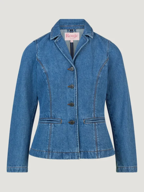 Jackets & Coats<Rouje ULYSSE jacket Denim IIndigo Double Stone