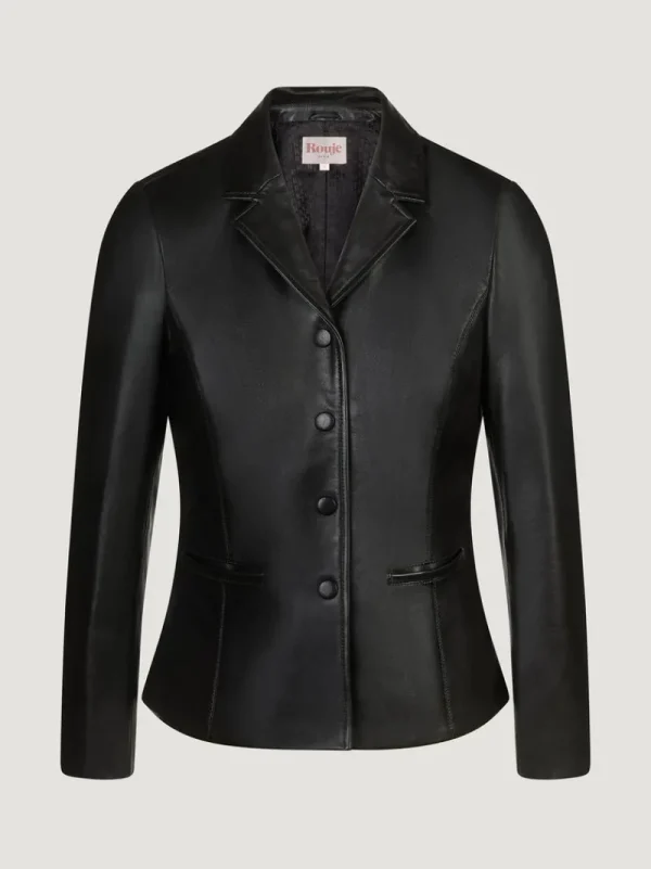 Jackets & Coats<Rouje ULYSSE jacket Cuir Noir
